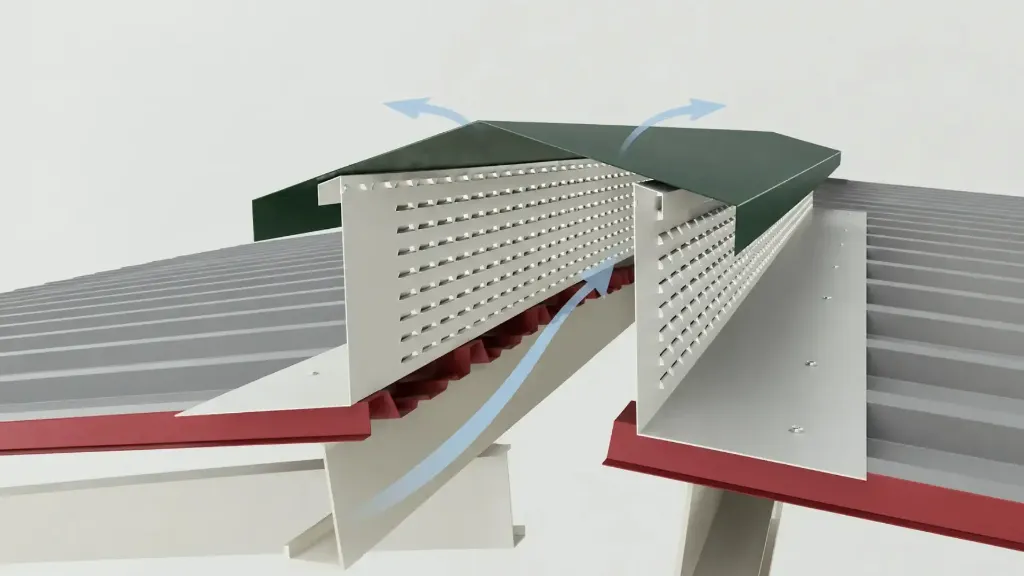 Monitor-Type Ridge Vent